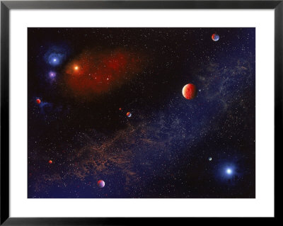 Abstract Space by Ron Russell Pricing Limited Edition Print image