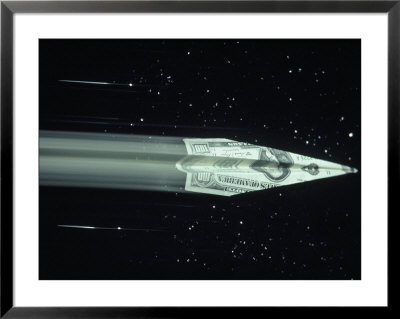 Money Rocket In Space by Michael Long Pricing Limited Edition Print image