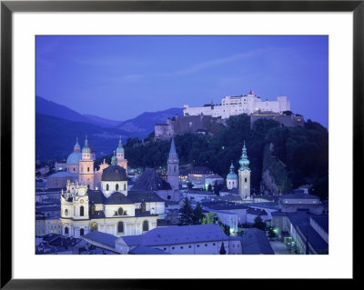 Evening View Of Salzburg, Austria by Walter Bibikow Pricing Limited Edition Print image