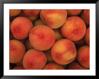 A Pile Of Many Fresh Rip Peaches by Inga Spence Pricing Limited Edition Print image