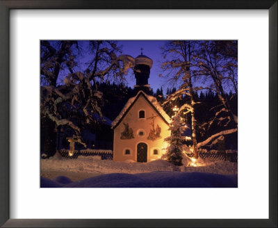 Christmas Chapel Model, Bavaria, Germany by David Ball Pricing Limited Edition Print image