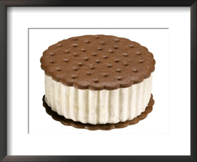 Round Vanilla Ice Cream Sandwich by Peter Johansky Pricing Limited Edition Print image