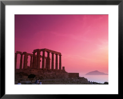 Greece, Sounion, Temple Of Poseidon by David Ball Pricing Limited Edition Print image