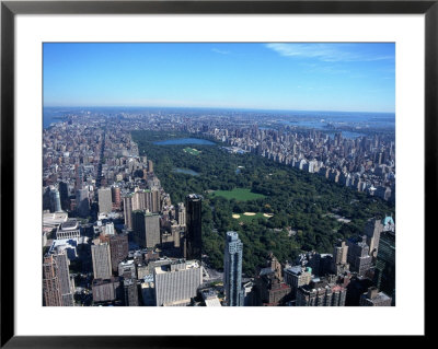 Aerial View Of Central Park, Nyc by David Ball Pricing Limited Edition Print image
