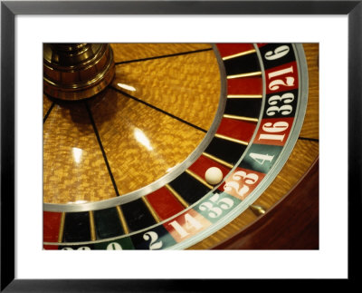 Close-Up Of A Roulette Wheel by Barry Winiker Pricing Limited Edition Print image