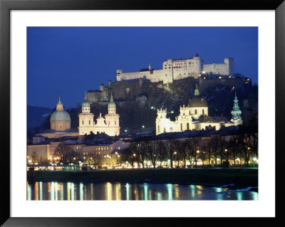 Salzburg At Twilight, Salzburg, Austria by Jan Halaska Pricing Limited Edition Print image