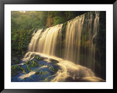 Sqwd Isaf, Clun Gywn Waterfall, Brecon Beacons by Jules Cowan Pricing Limited Edition Print image