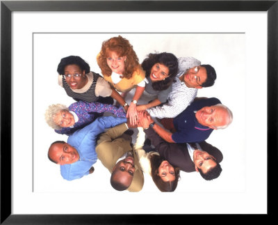 Multicultural Group Of People Of Various Ages by Scott Witte Pricing Limited Edition Print image