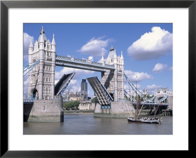 Tower Bridge Opening, London, England by Erwin Nielsen Pricing Limited Edition Print image