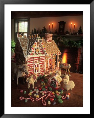 Christmas Gingerbread House by Kindra Clineff Pricing Limited Edition Print image