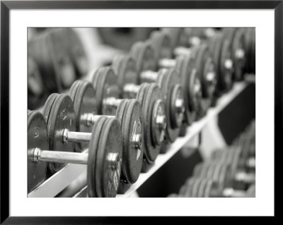 Free Weights In Rack by Bob Winsett Pricing Limited Edition Print image