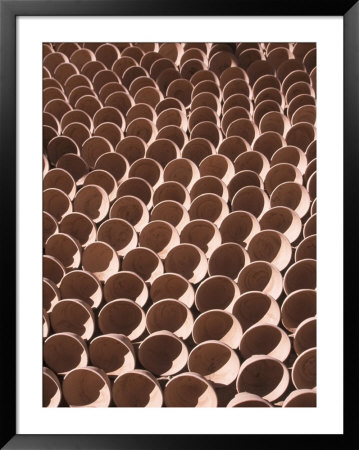 Pottery Drying In The Sun, Tamegrout, Morocco by Michele Burgess Pricing Limited Edition Print image