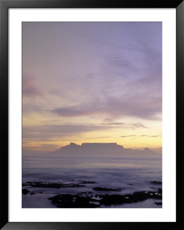 Table Mountain At Dusk, Cape Town, South Africa by Walter Bibikow Pricing Limited Edition Print image