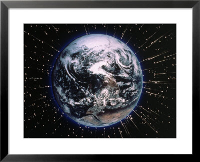 Earth Bombarded By Stars by Chris Rogers Pricing Limited Edition Print image