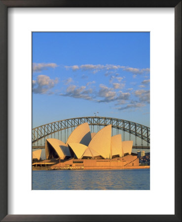 Sydney Opera House And Harbour Bridge, Sydney, Aus by James Lemass Pricing Limited Edition Print image