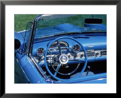 Dashboard Of 1956 Ford Thunderbird by Gary Conner Pricing Limited Edition Print image