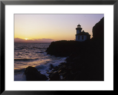 Lime Kiln Lighthouse, San Juan Island, Wa by Mark Windom Pricing Limited Edition Print image