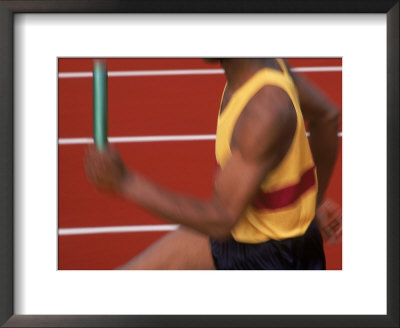 Sprinter Running With Baton by Peter Adams Pricing Limited Edition Print image