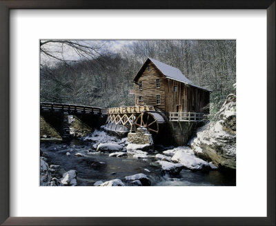 Grist Mill And Glade Creek, Badcock State Park, Wv by David Davis Pricing Limited Edition Print image