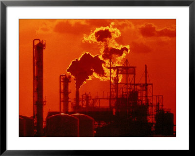 Oil Refinery, Houston, Tx by Scott Berner Pricing Limited Edition Print image
