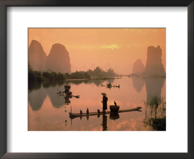 Trout Fishing, Yangshou, Southern China by Jacob Halaska Pricing Limited Edition Print image