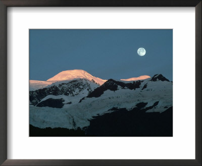 Moon Over Glacier, Ak by Kyle Krause Pricing Limited Edition Print image