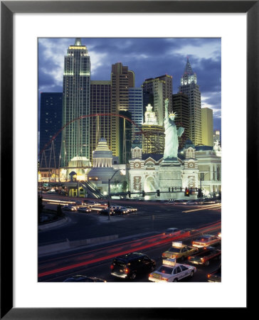 Ny Ny Hotel Casino And Roller Coaster, Las Vegas by Jeff Greenberg Pricing Limited Edition Print image