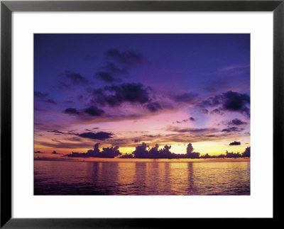 Sunset In The Cayman Islands by Anne Flinn Powell Pricing Limited Edition Print image