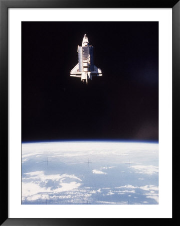 Space Shuttle In Orbit by Scott Berner Pricing Limited Edition Print image