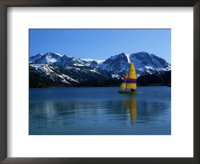 Catamaran, June Lake, Ca by Mick Roessler Pricing Limited Edition Print image