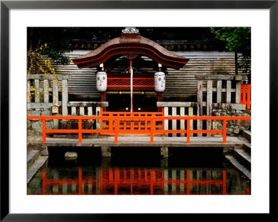Pond At Shimogamo Shrine, Kyoto, Japan by Frank Carter Pricing Limited Edition Print image