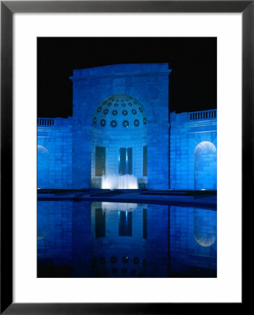 Women In Military Service For America Memorial Illuminated At Night, Arlington National Cemetery by Johnson Dennis Pricing Limited Edition Print image