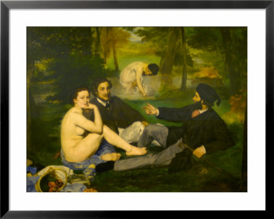 Edouard Manet's Le Dejeuner Sur L'herbe In Musee D'orsay, Paris, France by Lisa S. Engelbrecht Pricing Limited Edition Print image