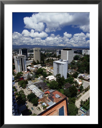 High-Rises In Downtown, Guatemala City, Guatemala by Greg Johnston Pricing Limited Edition Print image