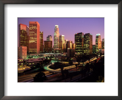 Los Angeles Skyline, California by Mitch Diamond Pricing Limited Edition Print image