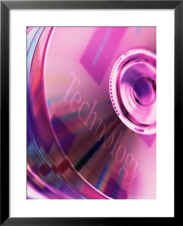 Technology Projected On A Cd by Lonnie Duka Pricing Limited Edition Print image