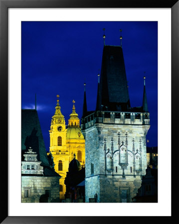 Towers Of Mala Strana, Prague, Czech Rep by Jan Halaska Pricing Limited Edition Print image