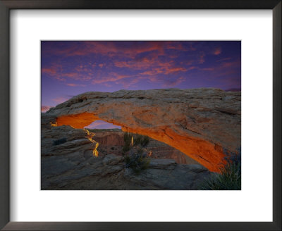 Sunrise At Mesa Arch In Canyonlands National Park, Ut by David Davis Pricing Limited Edition Print image