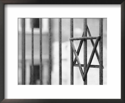 Oswiecim, Poland, Kaimierz Jewish Quarter, Star by Walter Bibikow Pricing Limited Edition Print image