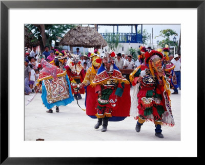 Street Performance Of Palapas, Jaranas And Music, Flores, El Peten, Guatemala by Tony Wheeler Pricing Limited Edition Print image