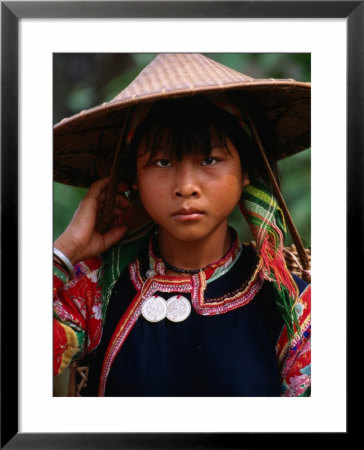Portrait Of Young Woman In Traditional Costume, Vietnam by Mason Florence Pricing Limited Edition Print image