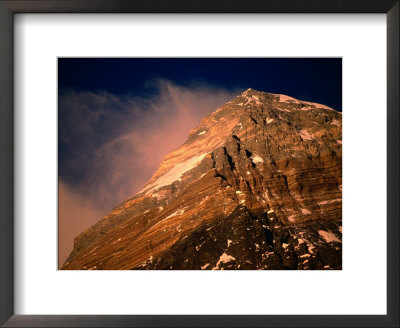 Mt. Everest At Sunset, Mt. Everest,Sagarmatha, Nepal by Anders Blomqvist Pricing Limited Edition Print image