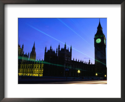 Palace Of Westminster And Big Ben Tower, London, England by Paul Kennedy Pricing Limited Edition Print image