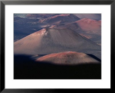Aerial View Of Volcanic Crater, Haleakala National Park, Usa by Peter Hendrie Pricing Limited Edition Print image