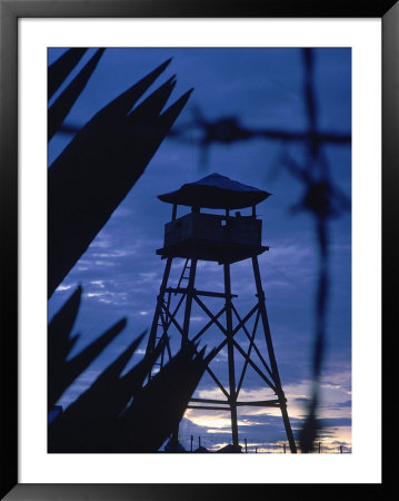 Lookout Tower Outside A Fortified Village During Vietnam War by Larry Burrows Pricing Limited Edition Print image