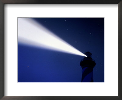 Lighthouse At Night by Chuck Carlton Pricing Limited Edition Print image
