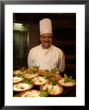 Middle Eastern Cuisine Served In A Hotel Dining Room by Richard Nowitz Pricing Limited Edition Print image