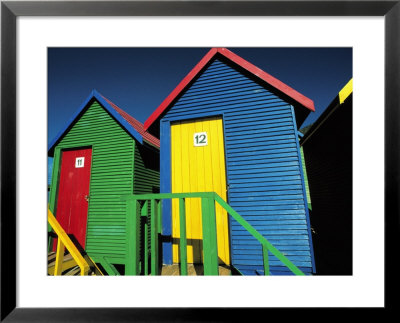 Beach Houses Near Capetown, South Africa by Jacob Halaska Pricing Limited Edition Print image