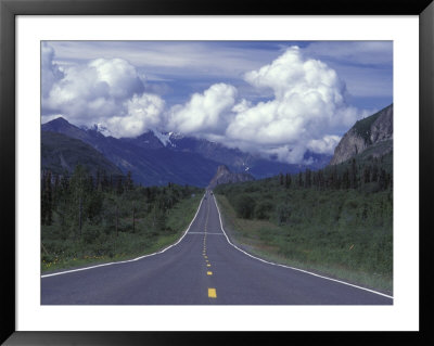 View Towards Lion's From The Road, Glenn Highway, Alaska by Rich Reid Pricing Limited Edition Print image