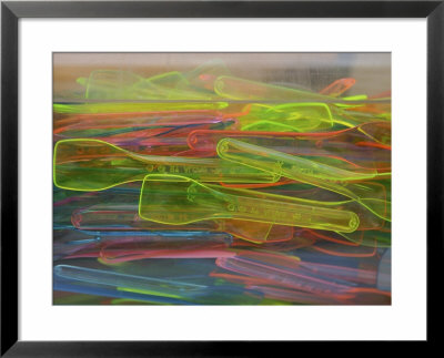 Plastic Sppons In Display In Gelateria, Florence, Italy by Brimberg & Coulson Pricing Limited Edition Print image